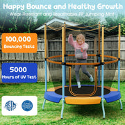 48" Toddler Trampoline with Safety Enclosure Net - Mercantile Mountain