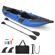 Inflatable 2-person Kayak Set with Aluminium Oars and Repair Kit