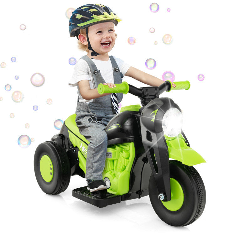 6V Kids Electric Ride on Motorcycle with Bubble Maker and Music - Mercantile Mountain
