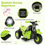 6V Kids Electric Ride on Motorcycle with Bubble Maker and Music - Mercantile Mountain