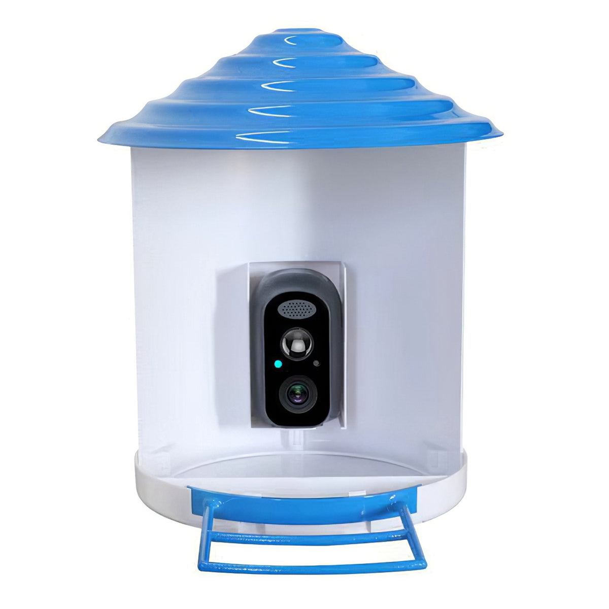 Smart Bird Feeder with Solar Powered Camera 1080P HD AI Identify PIR Motion Auto Capture Video Cloud Card Storage WiFi Connection App Control IP65 Waterproof - Mercantile Mountain