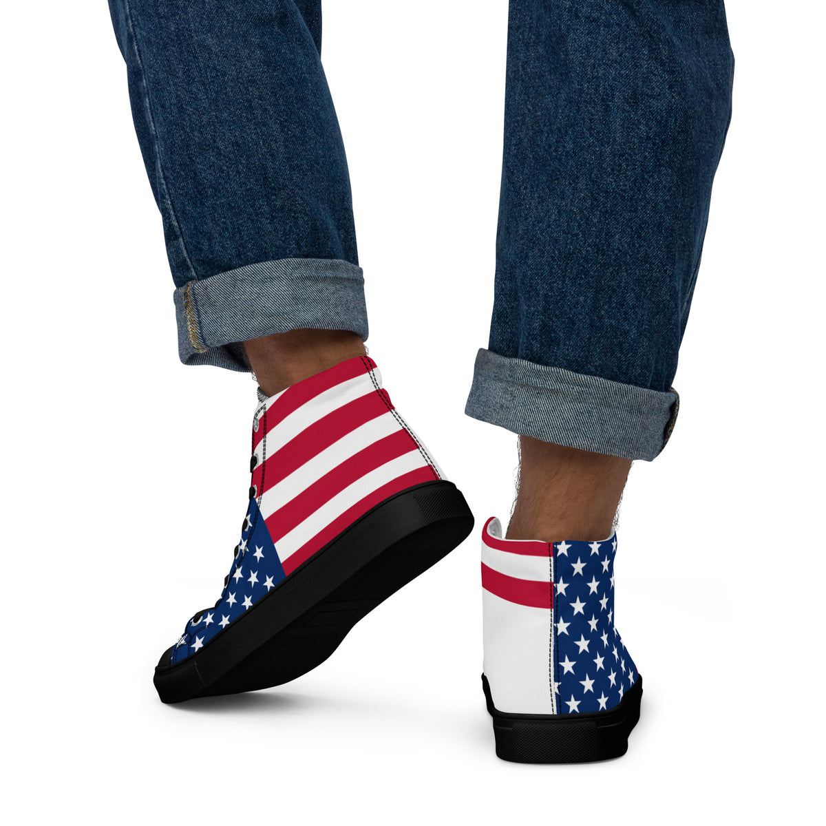 THEUS Men’s high top USA canvas shoes - Mercantile Mountain