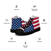 THEUS Men’s high top USA canvas shoes - Mercantile Mountain