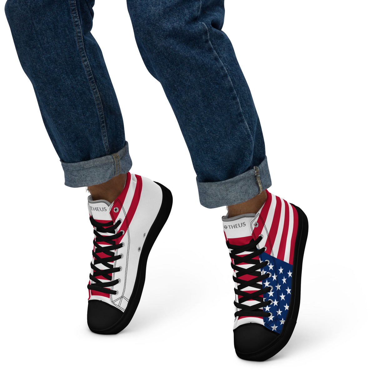 THEUS Men’s high top USA canvas shoes - Mercantile Mountain