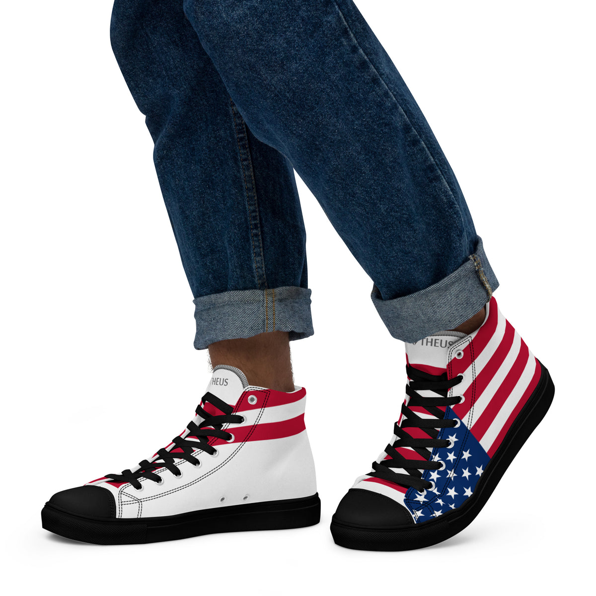 THEUS Men’s high top USA canvas shoes - Mercantile Mountain