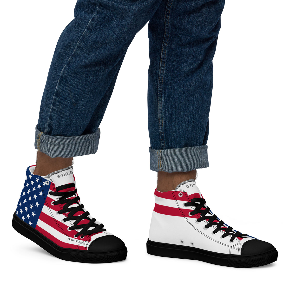 THEUS Men’s high top USA canvas shoes - Mercantile Mountain