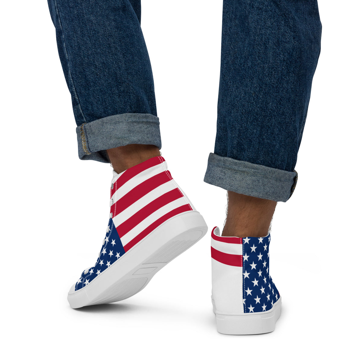 THEUS Men’s high top USA canvas shoes - Mercantile Mountain