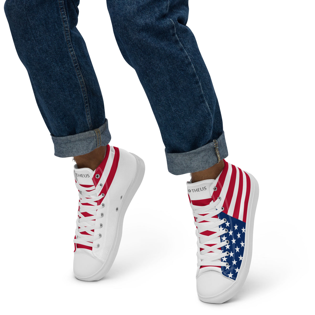 THEUS Men’s high top USA canvas shoes - Mercantile Mountain