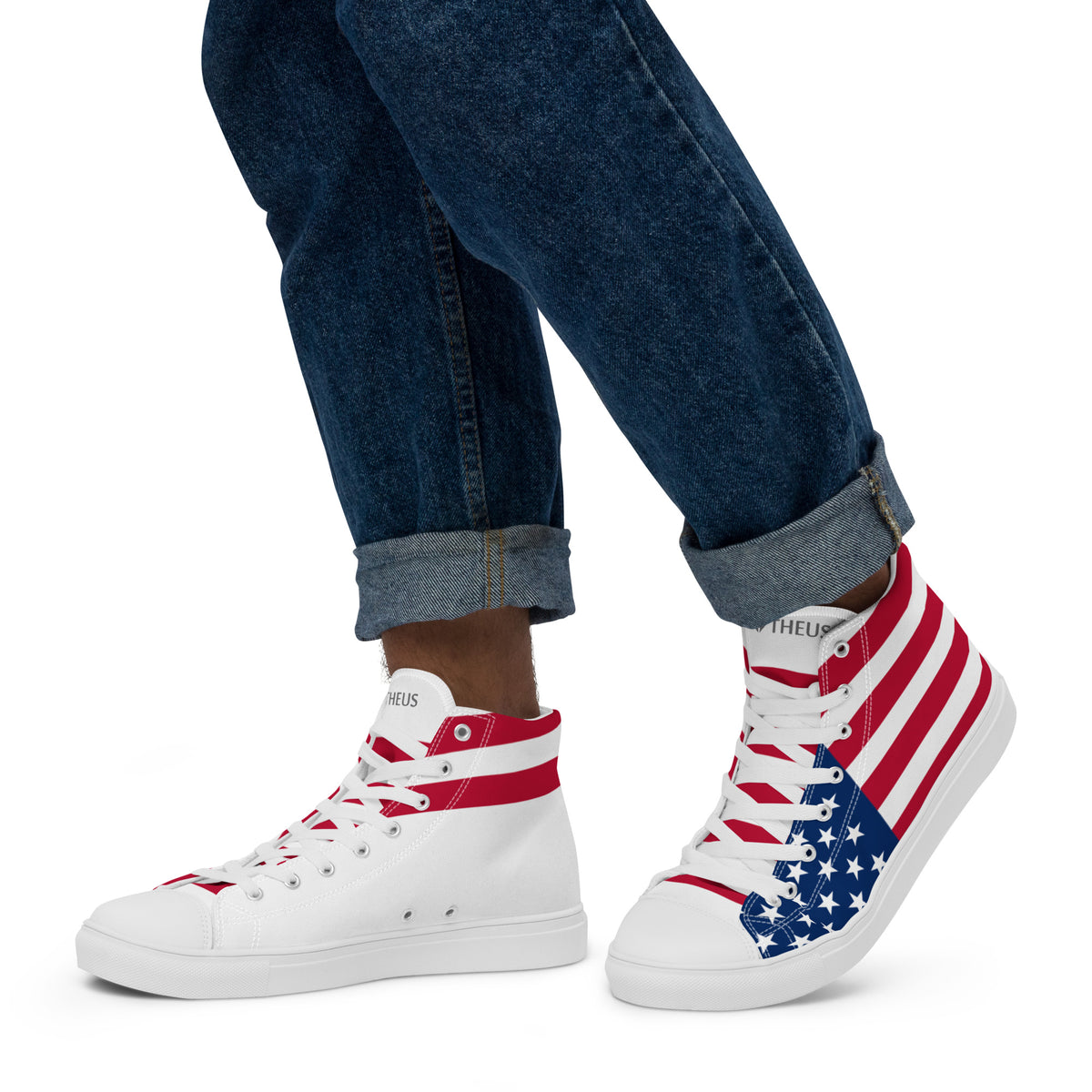 THEUS Men’s high top USA canvas shoes - Mercantile Mountain