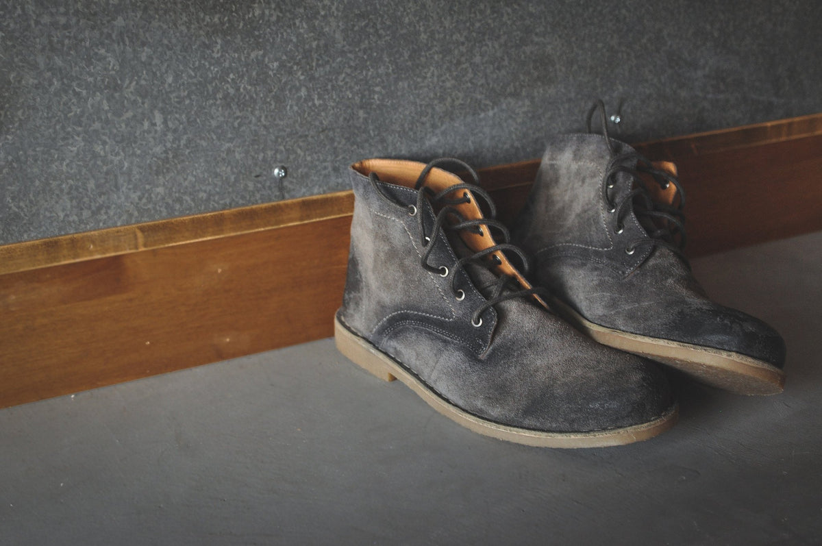 The Grover | Burnished Grey Suede - Mercantile Mountain