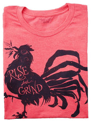 Rise and Grind Heather Red - Mercantile Mountain