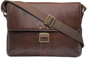Vespucci Horizontal Buffalo Leather Messenger - Mercantile Mountain