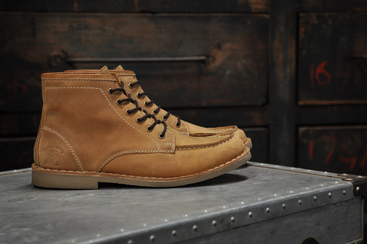 The Cooper | Crazy Horse Tan Leather - Mercantile Mountain