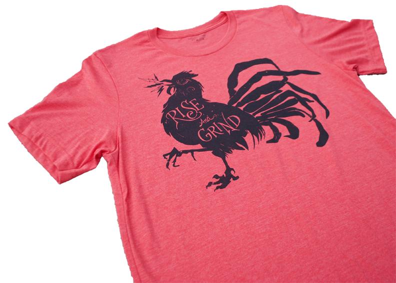 Rise and Grind Heather Red - Mercantile Mountain