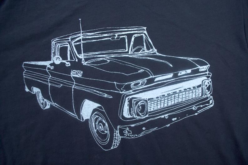 Old Chevy Truck Dark Grey - Mercantile Mountain