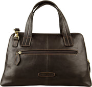 Cerys Medium Leather Satchel With Shoulder Strap - Mercantile Mountain