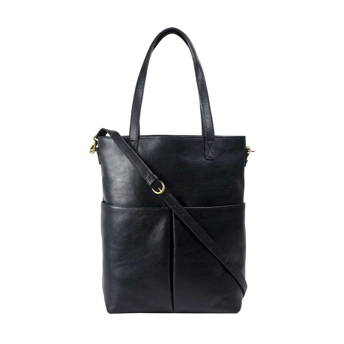 Pepper Large Leather Tote With Sling Strap - Mercantile Mountain