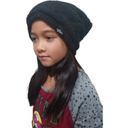 Fear0 NJ Warmest Fleece Lined Slouch Baggy Women Beanie Hat - Mercantile Mountain