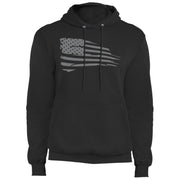 Distressed Flag Fleece Pullover Hoodie - Mercantile Mountain