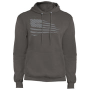 Distressed Flag Fleece Pullover Hoodie - Mercantile Mountain