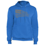 Distressed Flag Fleece Pullover Hoodie - Mercantile Mountain