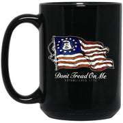 Don't Tread On Me 15 oz. Black Mug - Mercantile Mountain
