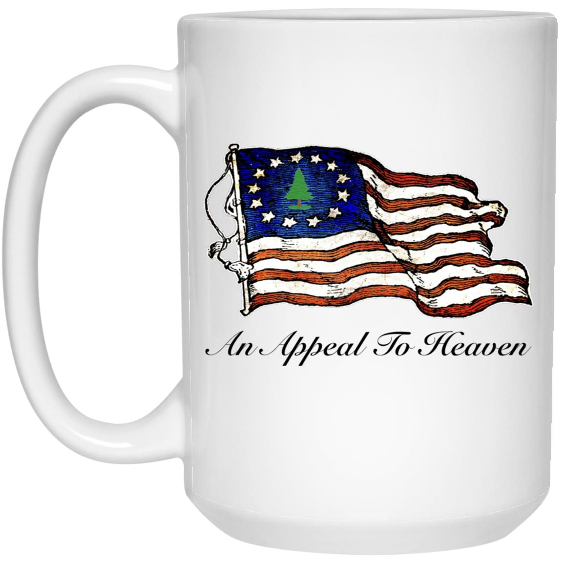 An Appeal To Heaven 15 oz. White Mug - Mercantile Mountain