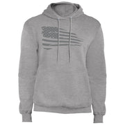 Distressed Flag Fleece Pullover Hoodie - Mercantile Mountain
