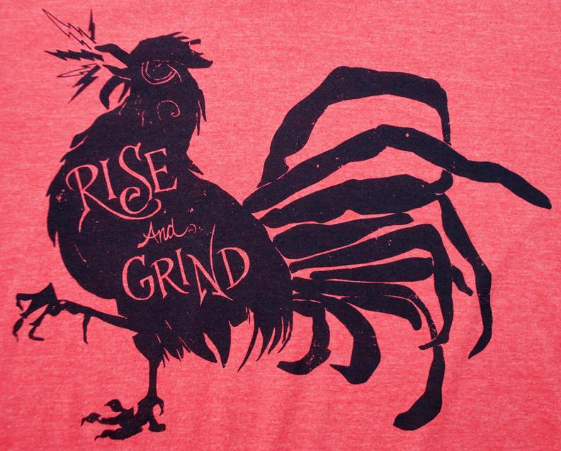 Rise and Grind Heather Red - Mercantile Mountain