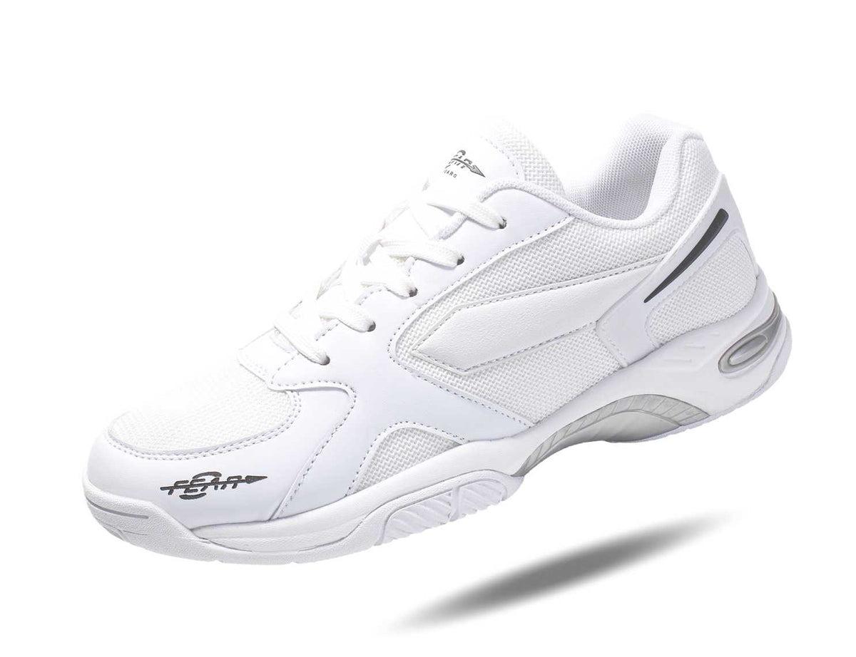 Fear0 NJ Men's High Arch Firm Support All-In-One White Walking Shoes - Mercantile Mountain