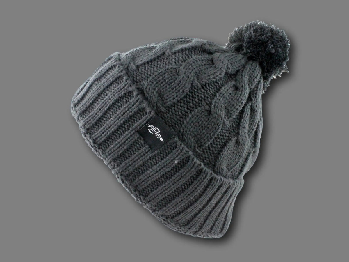 Fear0 NJ Warmest Plush Insulated Cuff Knit Pom Women Winter Beanie Hat - Mercantile Mountain