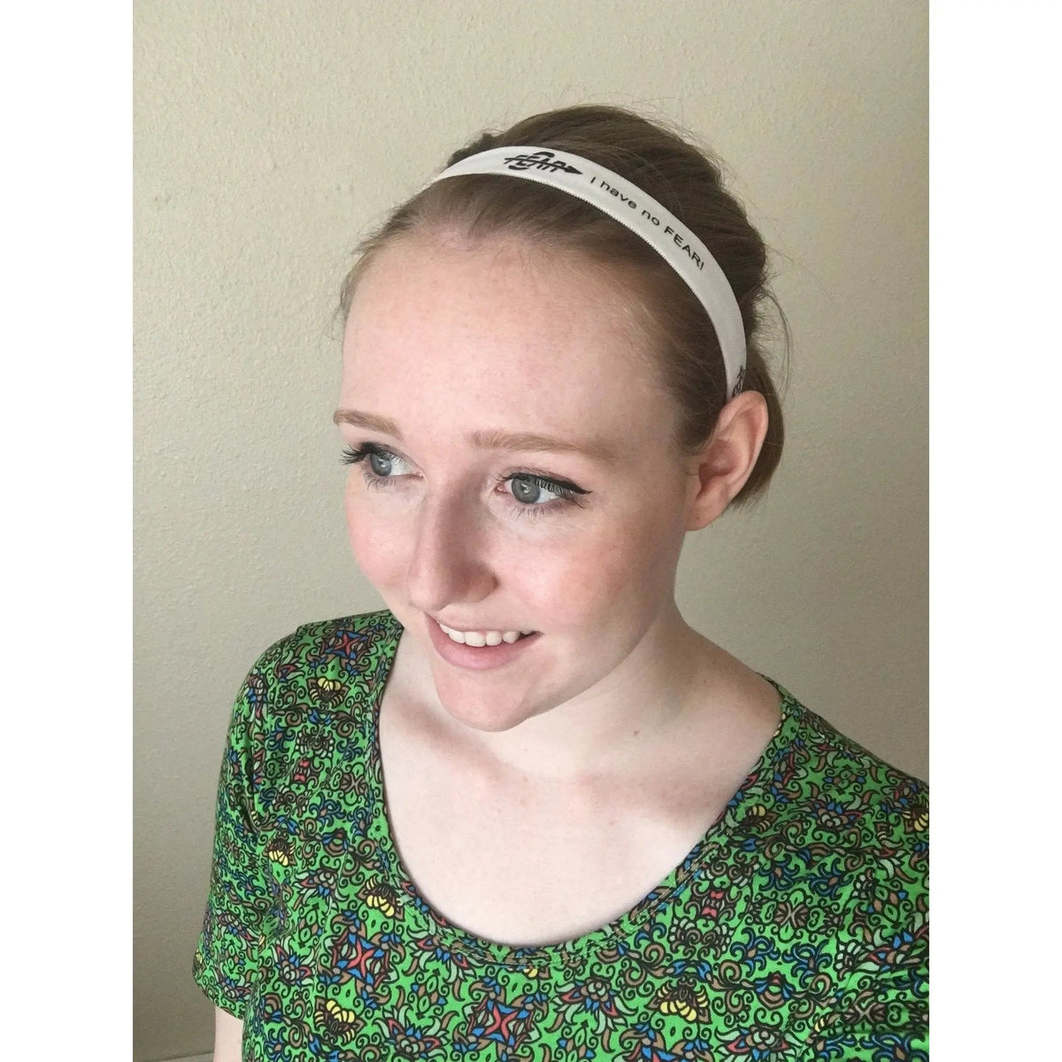 Fear0 "I Have No Fear" Black White Soccer Women Headbands #MeToo - Mercantile Mountain