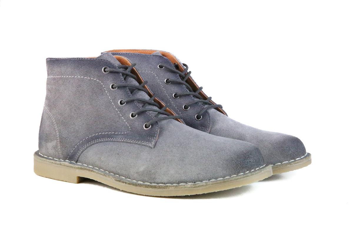 The Grover | Burnished Grey Suede - Mercantile Mountain