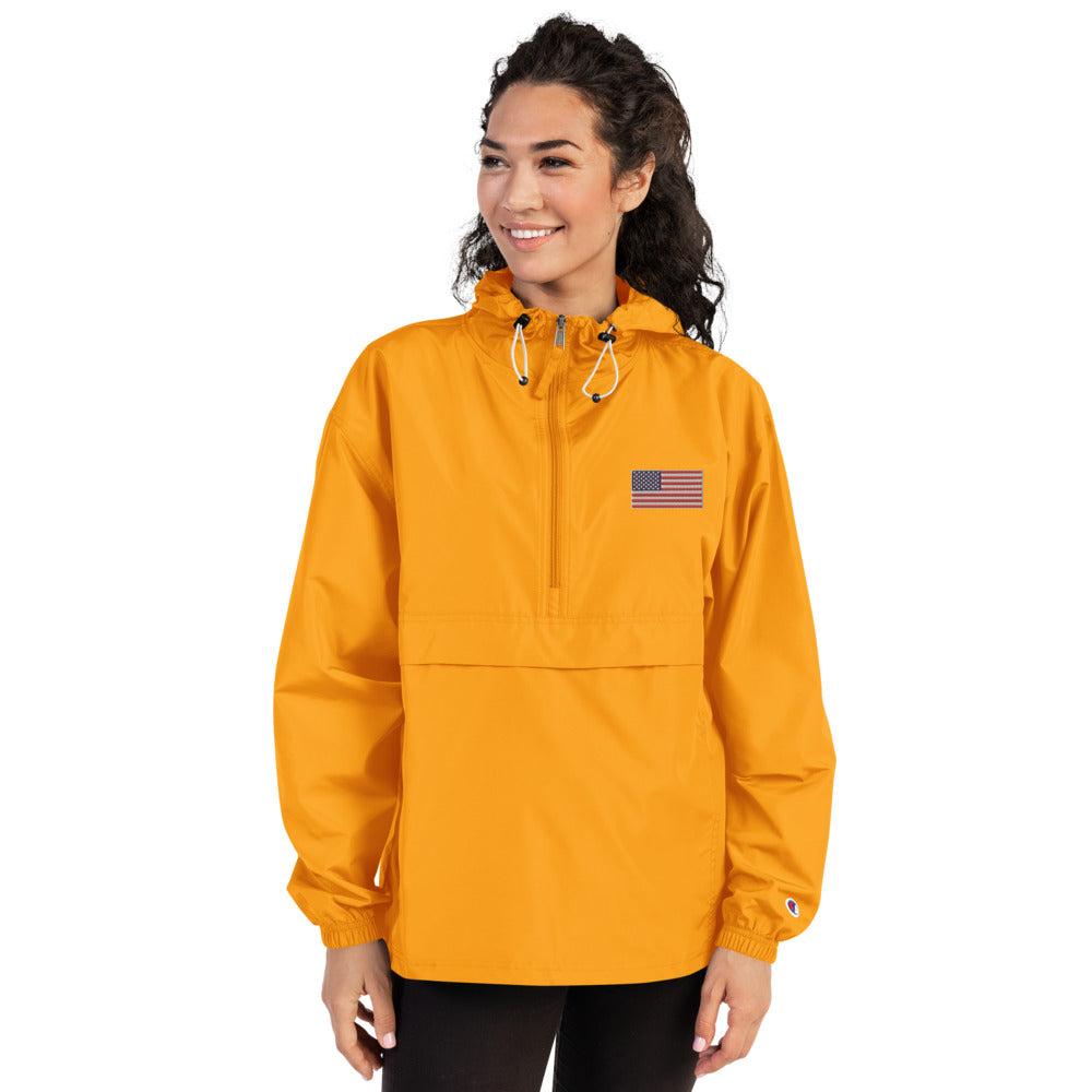 Champion Packable Jacket American Flag limited Edition - Mercantile Mountain