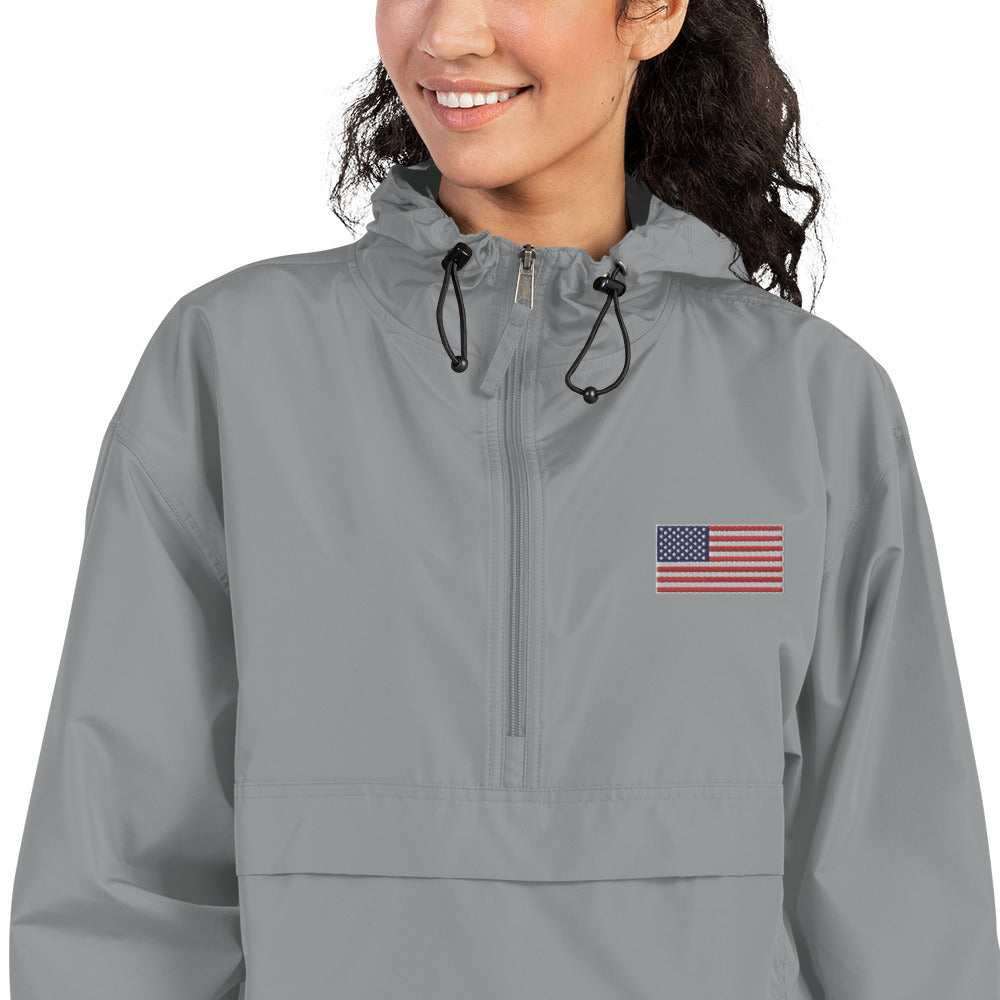 Champion Packable Jacket American Flag limited Edition - Mercantile Mountain