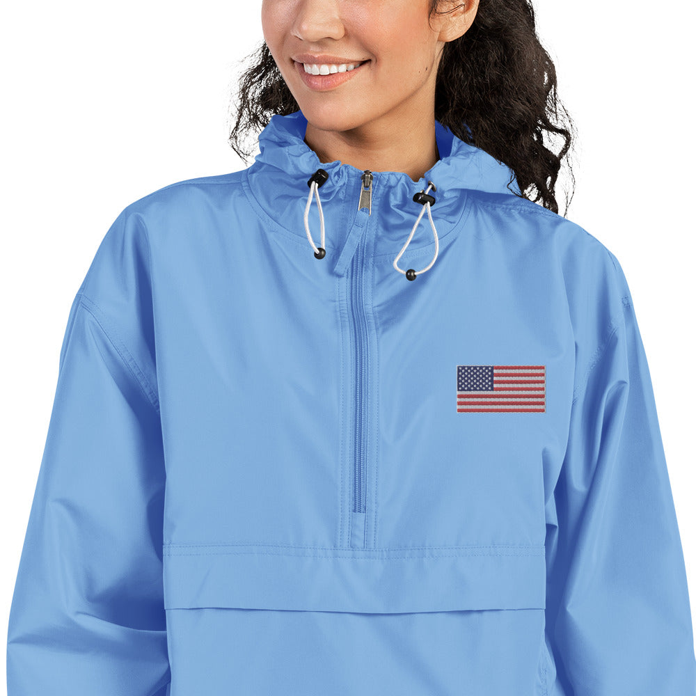 Champion Packable Jacket American Flag limited Edition - Mercantile Mountain