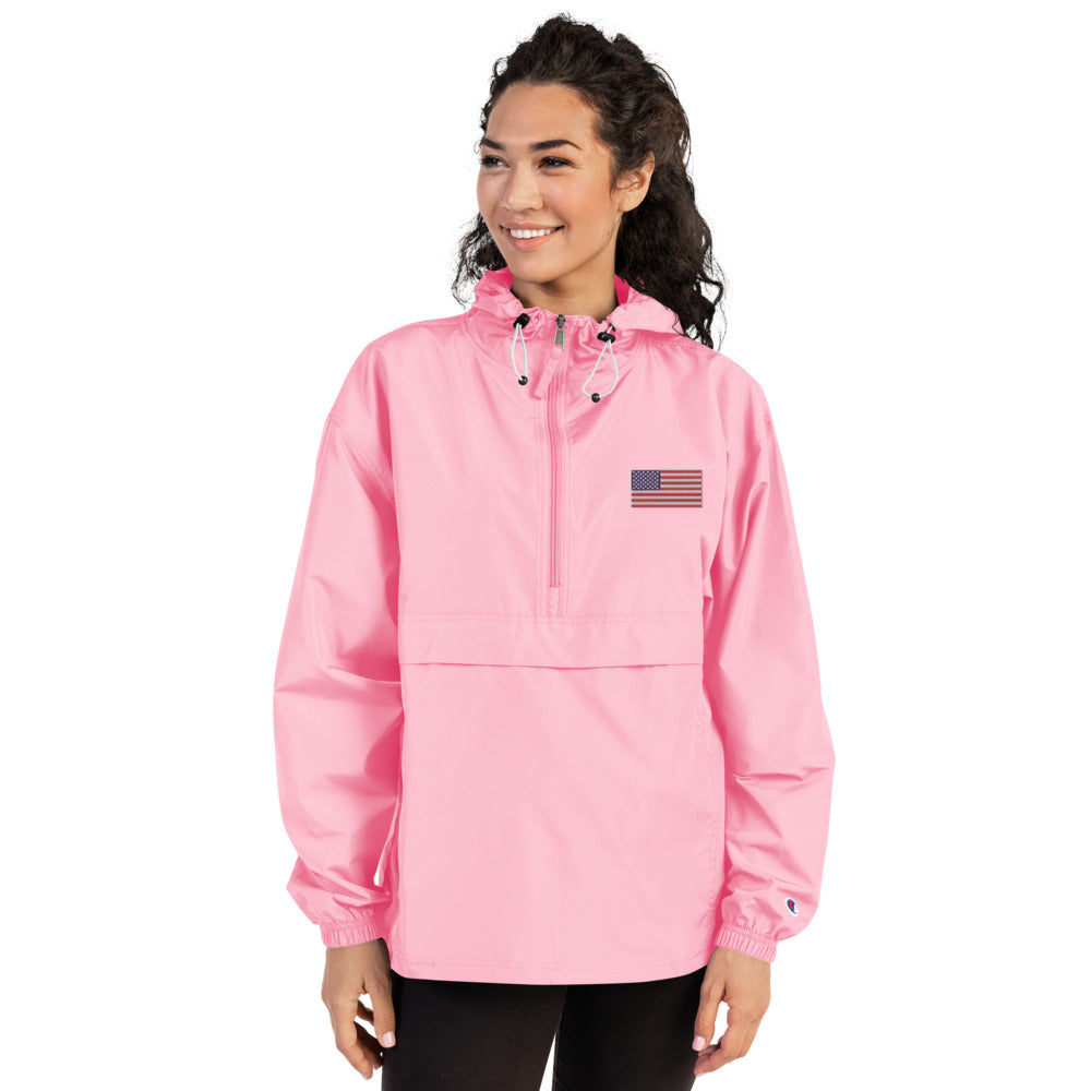 Champion Packable Jacket American Flag limited Edition - Mercantile Mountain