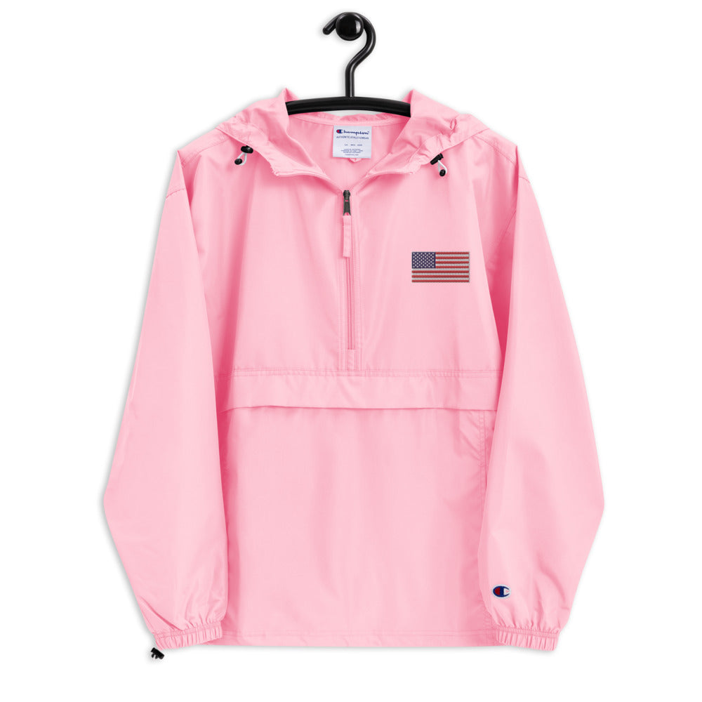 Champion Packable Jacket American Flag limited Edition - Mercantile Mountain