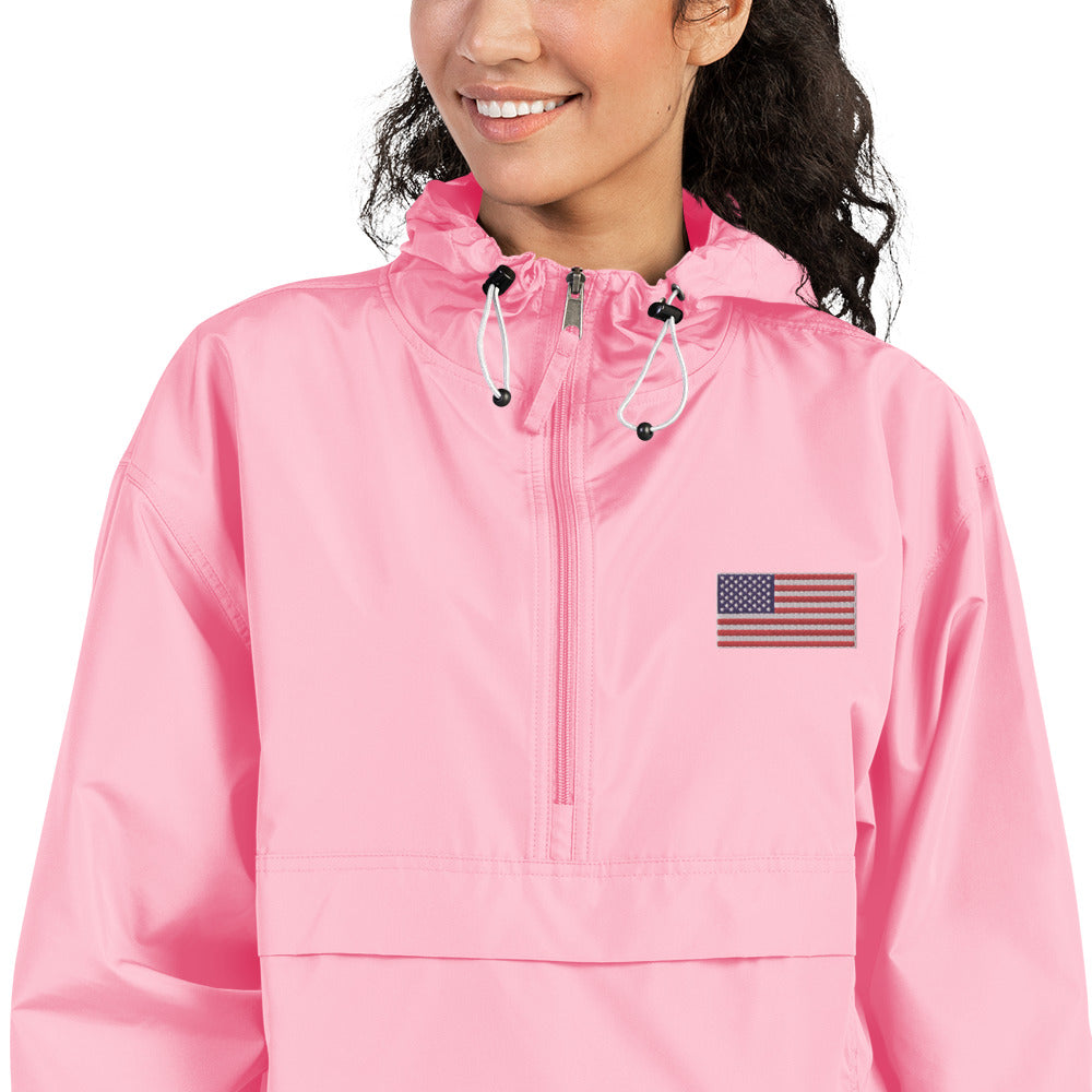 Champion Packable Jacket American Flag limited Edition - Mercantile Mountain