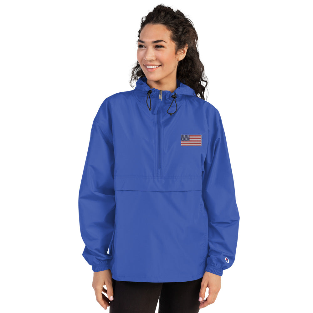 Champion Packable Jacket American Flag limited Edition - Mercantile Mountain