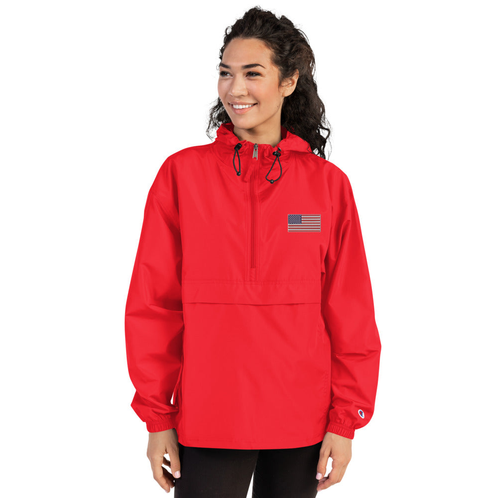 Champion Packable Jacket American Flag limited Edition - Mercantile Mountain