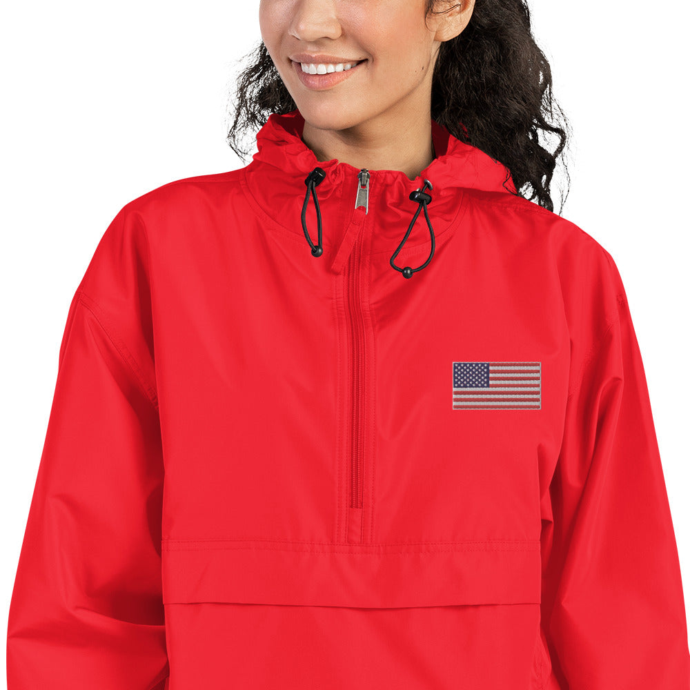 Champion Packable Jacket American Flag limited Edition - Mercantile Mountain