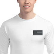 Men's Champion Long Sleeve Shirt American Flag - Mercantile Mountain