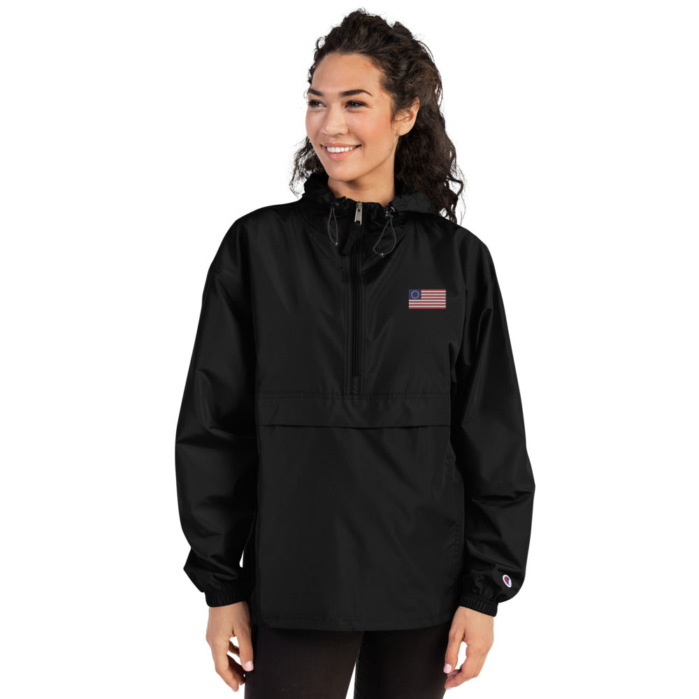 1777 Collection Embroidered Champion Packable Jacket - Mercantile Mountain