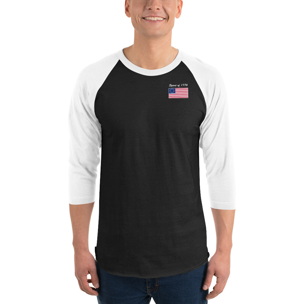 Spirit of 1776 3/4 Sleeve Raglan Shirt - Mercantile Mountain